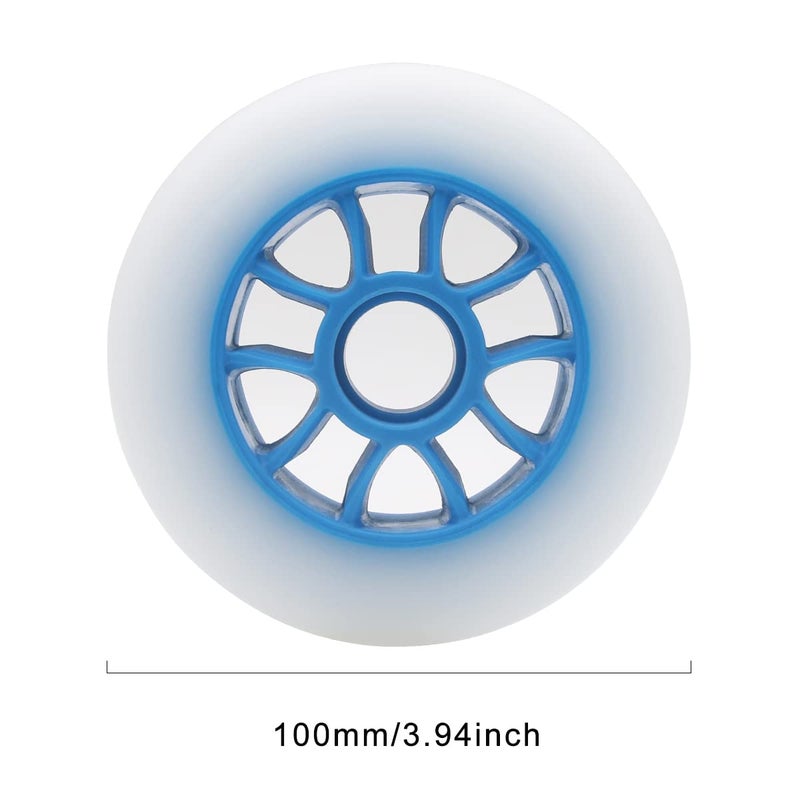 Z-FIRST 8 Pack 100mm Inline Roller Skate Wheels 85A Premium Replacement for Rollerblade Wheels - Image 3